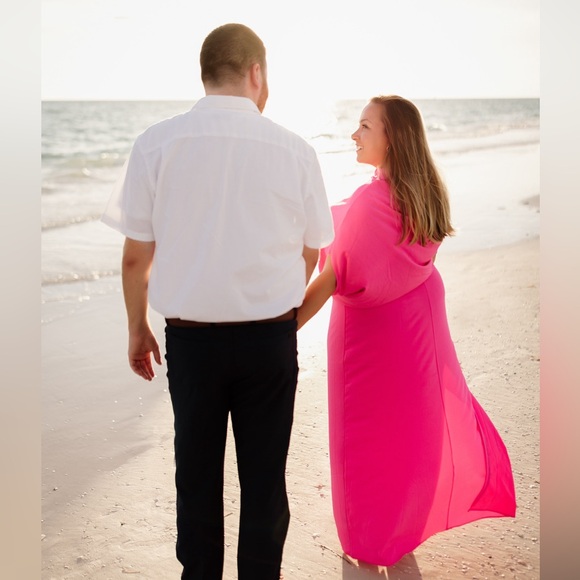 Found My Forever Pink One Shoulder Maxi Dress - Picture 11 of 13